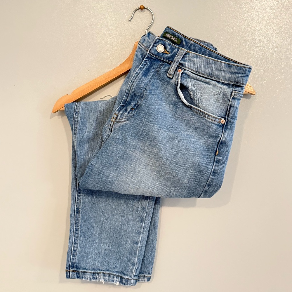 Wild Fable High Rise Ripped Mom Jeans - Picture 2 of 7